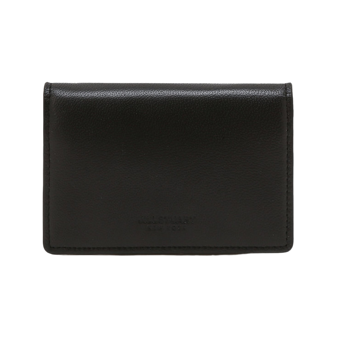 JUHO6F711BK Jillstuart Men's Acc [100% Lambskin] Black Lambskin Business Card Holder JUHO6F711BK