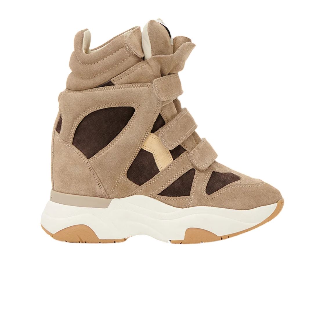 BK0009FA-D2E07S-SNBW (W) Isabel Marant Balskee Sneakers Sand Brown Chocolate