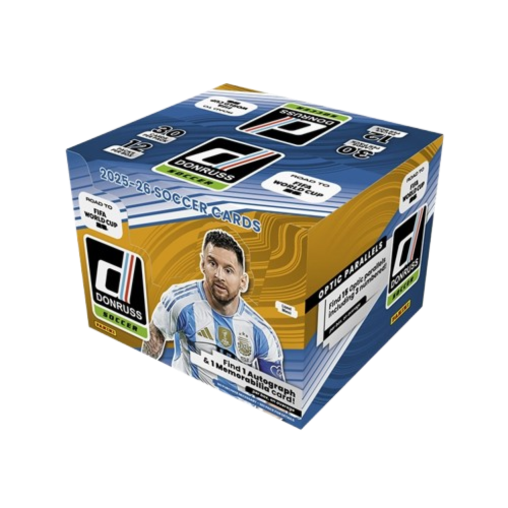 파니니 2025-26 돈러스 로드 투 피파 월드컵 26 사커 하비 박스 (12팩)(Panini 2025-26 Donruss Road to FIFA World Cup 26 Soccer Hobby Box (Pack of 12))