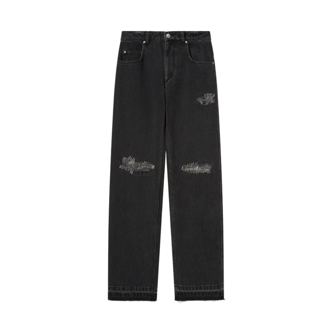 PA0745FA-D3H04E-02FK (W) Isabel Marant Zeah Jeans Black