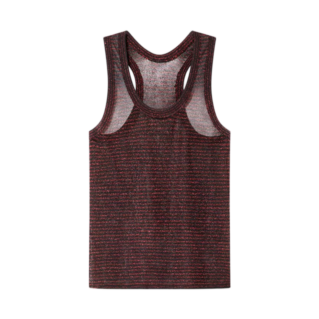 PU0992FA-D4L10I-BKRD (W) Isabel Marant Cevara Tank Top Black Red