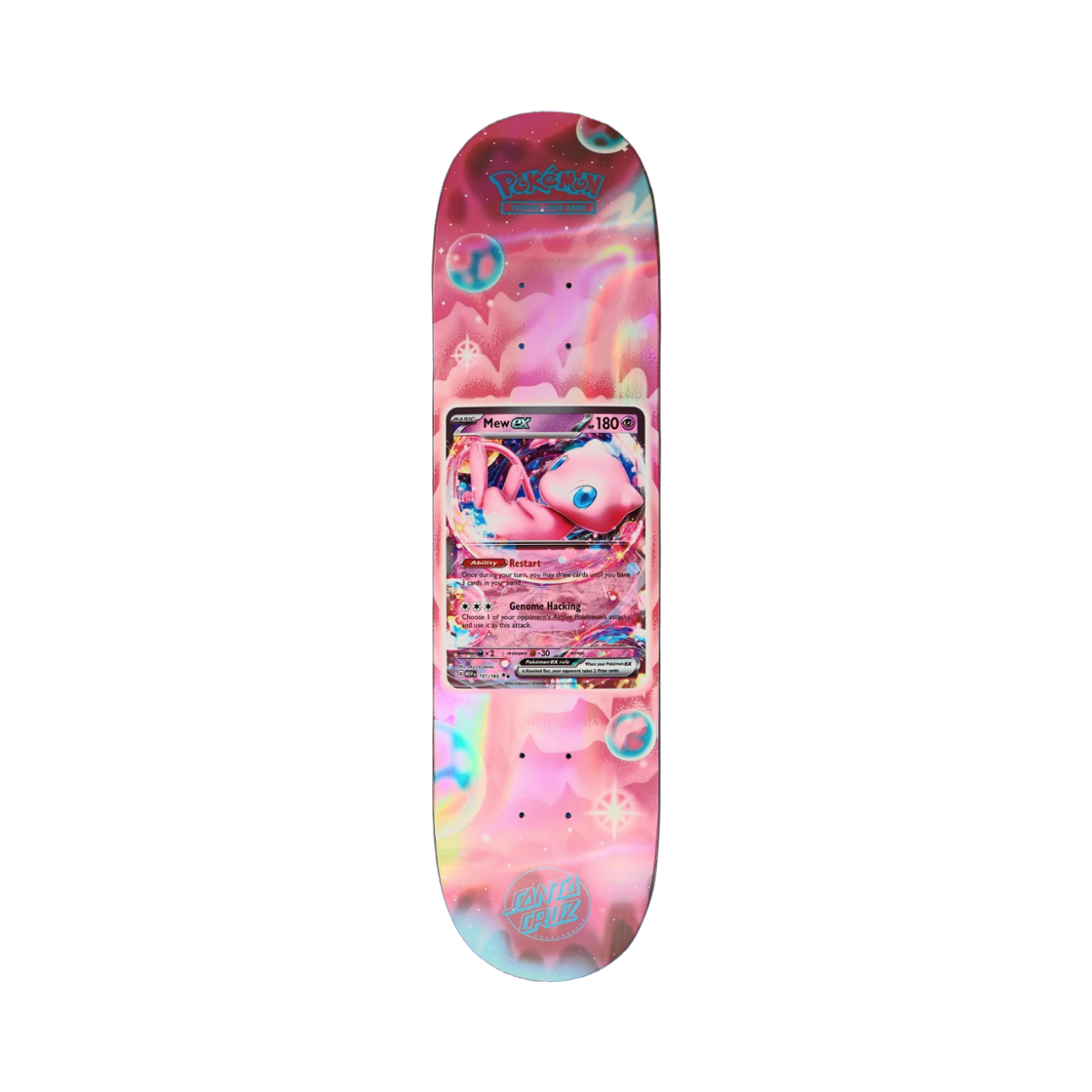 - Pokemon x Santa Cruz Skateboard Deck Blind Bag Mew ex (Opened Case)