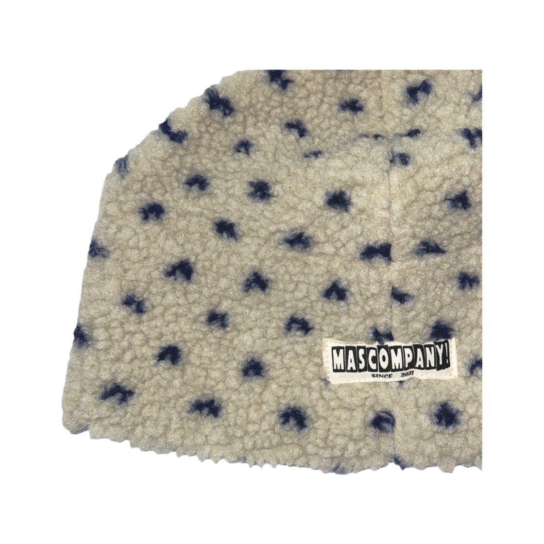 마스컴퍼니 도트 덤블 플리스 비니 아이보리(Mascompany Dot dumble fleece beanie Ivory) - 3