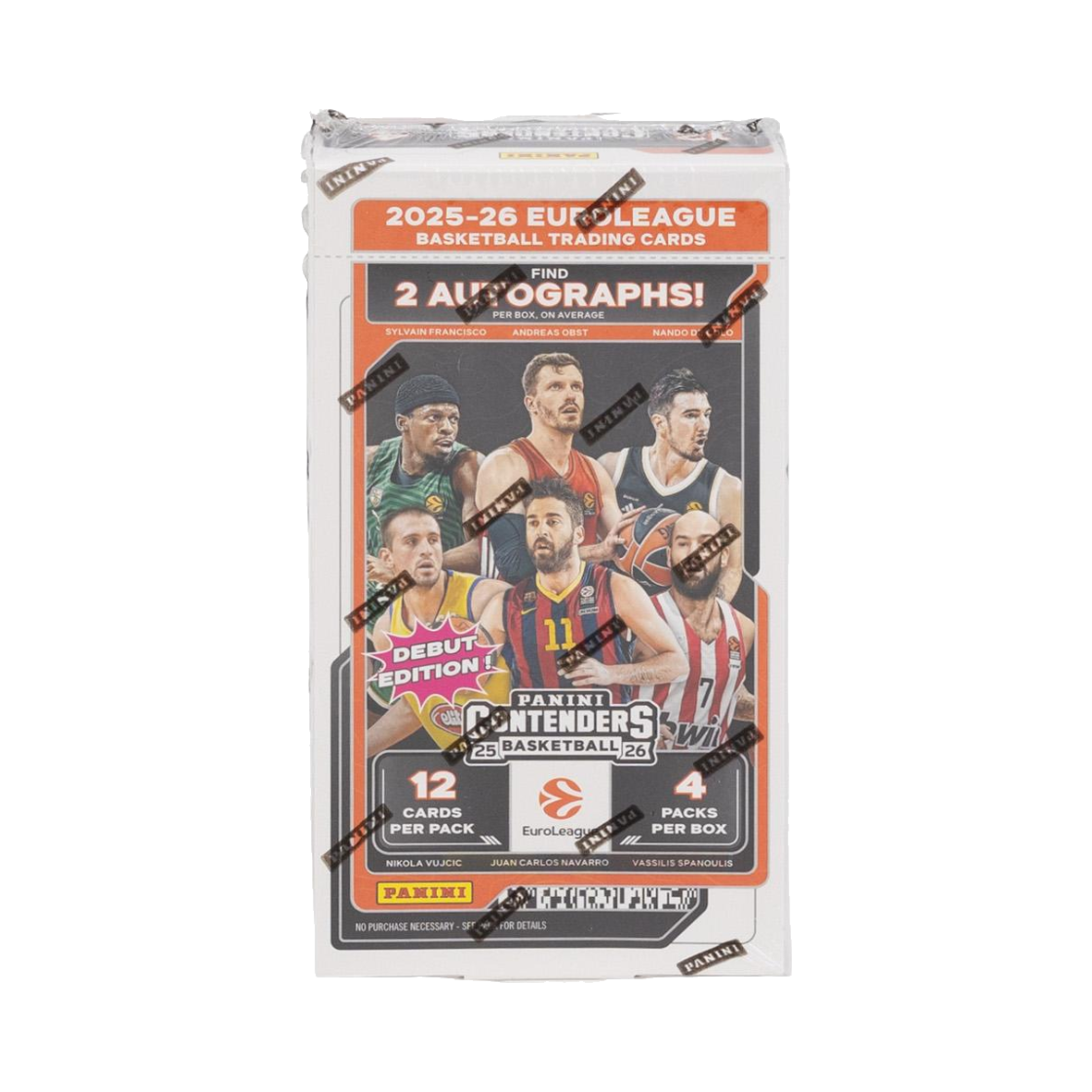파니니 컨텐더즈 2025-26 유로리그 베스킷볼 하비 박스 (4팩)(Panini Contenders 2025-26 Euro League Basketball Hobby Box (Pack of 4))