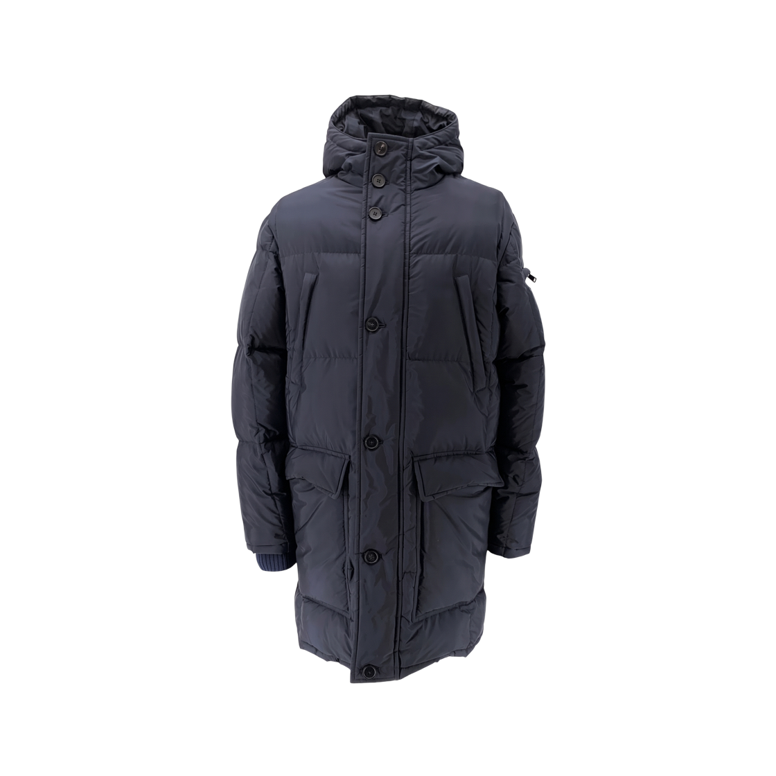 IT5MRB49T5S8 Prada Re Nylon Triangle Logo Long Puffer Jacket