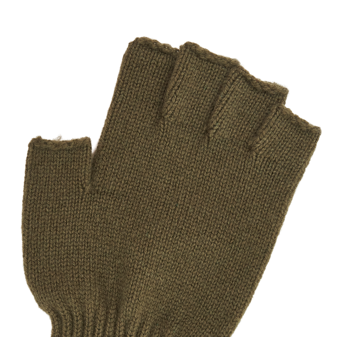 짐 컨텍스트 핑거리스 캐시미어 니트 글러브 카키 - 26FW(Gim Context Fingerless Cashmere Knit Glove Khaki - 26FW) - 4