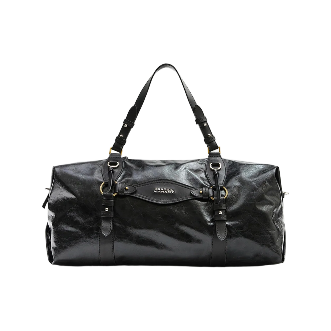 PP0504FA-D3C04M-01BK Isabel Marant Tilpa Weekender Bag In Leather Black
