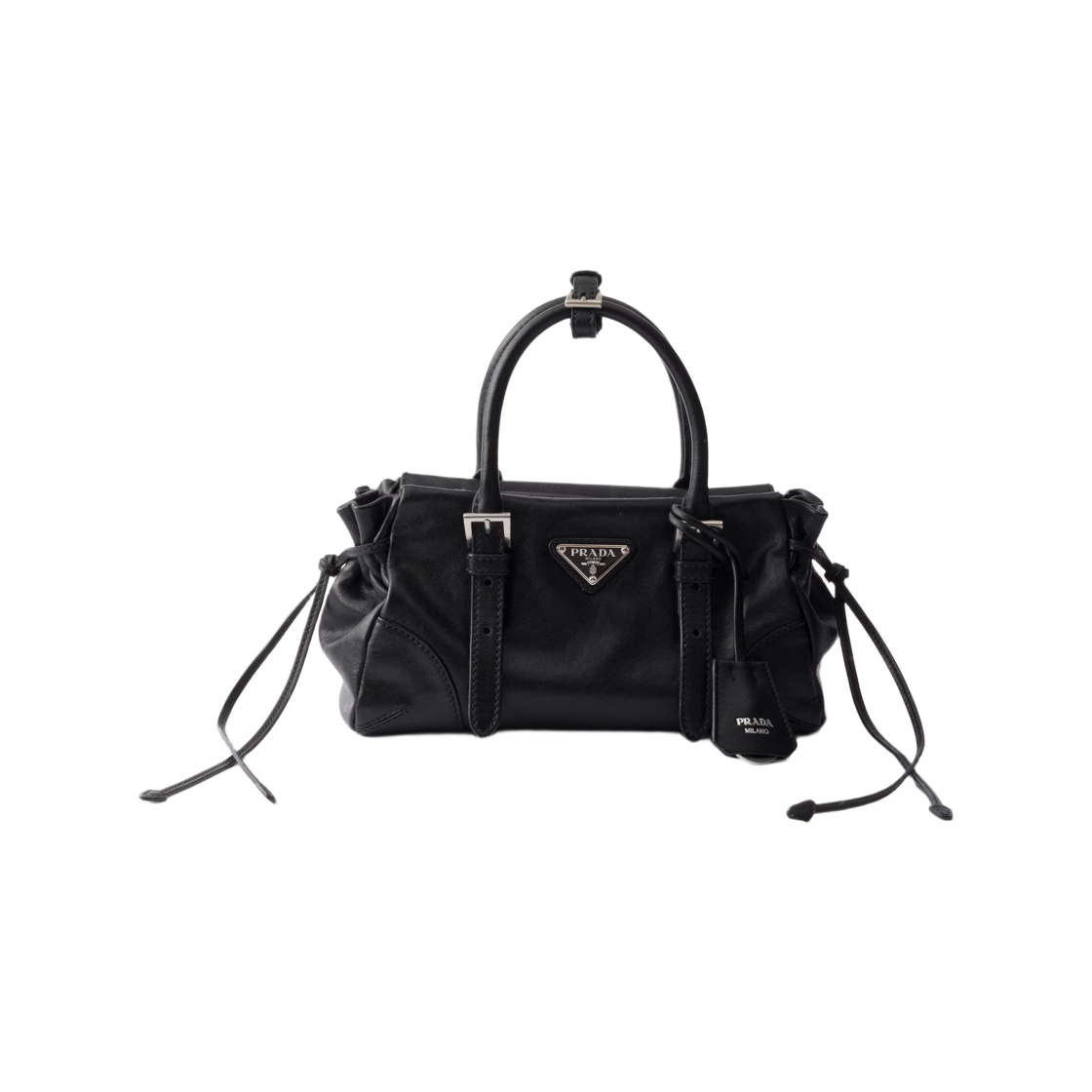 1BA499-2ZQX-F0002-V-OOM Prada Bonnie Small Leather Bag Black