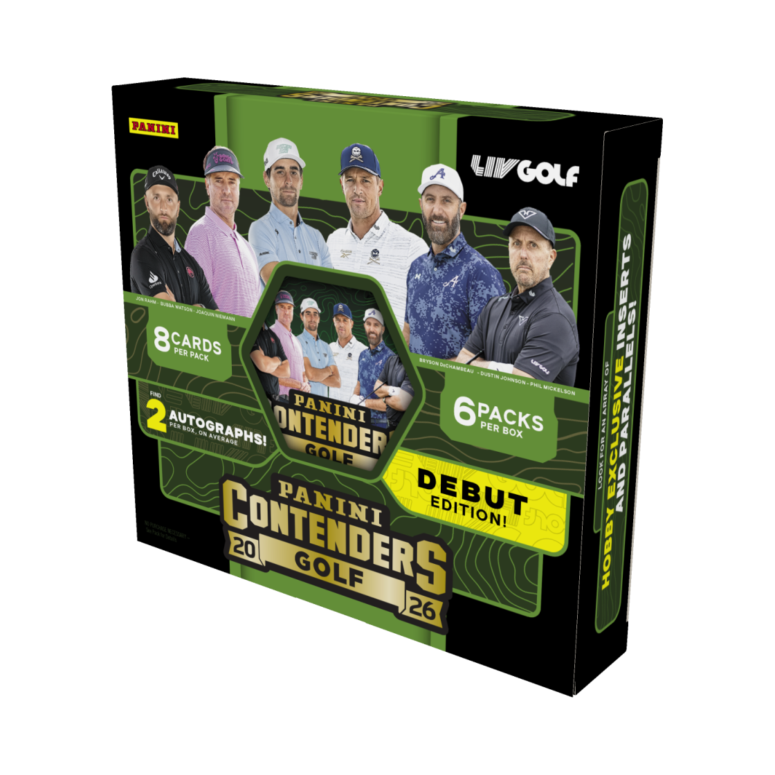 파니니 컨텐더즈 2026 LIV 골프 하비 박스 (6팩)(Panini Contenders 2026 LIV Golf Hobby Box (Pack of 6)) - 1