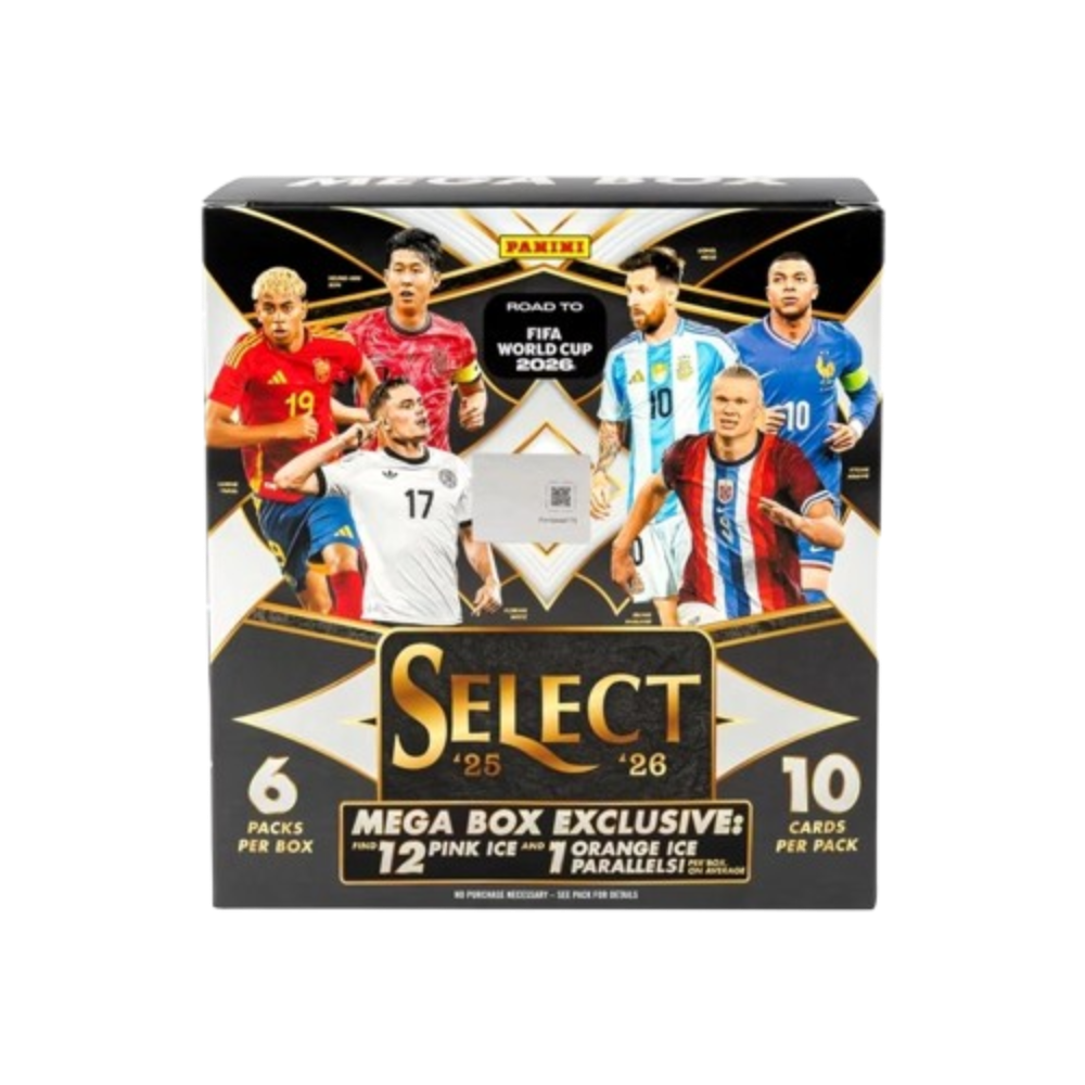 파니니 2025-26 셀렉트 로드 투 월드컵 사커 메가 박스 (6팩)(Panini 2025-26 Select Road to FIFA World Cup Soccer Mega Box (Pack of 6))