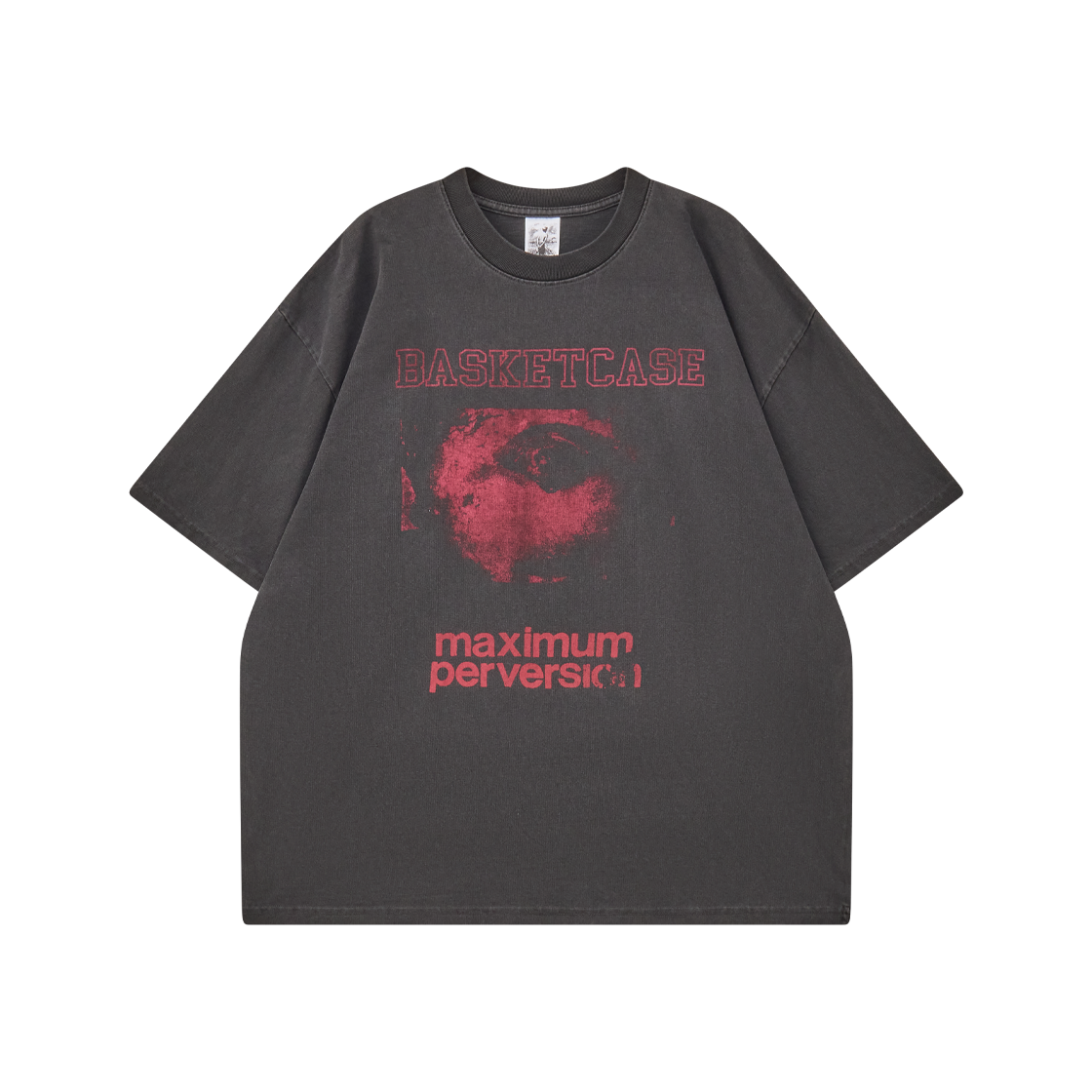 KM6DTSSBG05BK Basketcase Crutch Tee Vintage Black - 26FW