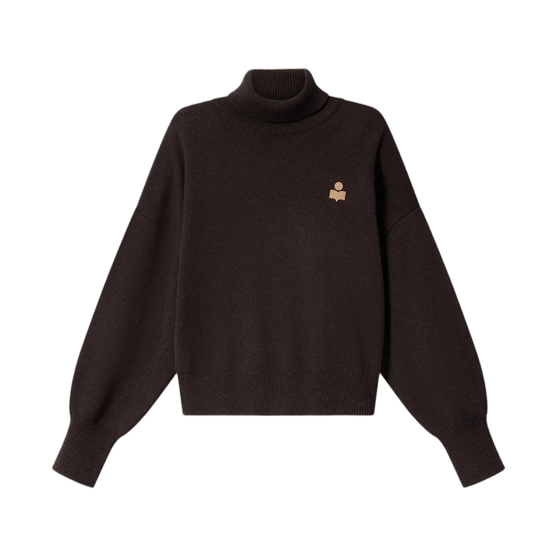 PU0663FA-C1L17E-50CL (W) Isabel Marant Nasha Pullover Chocolate
