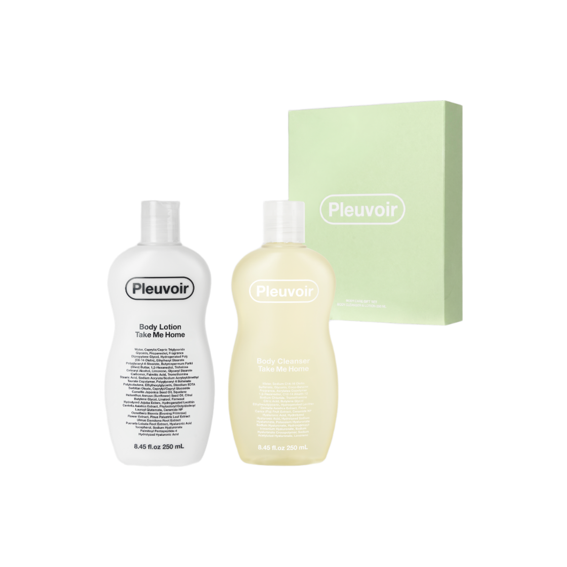 FM00012 The White Collection Body Care Set (Body Lotion & Body Cleanser)