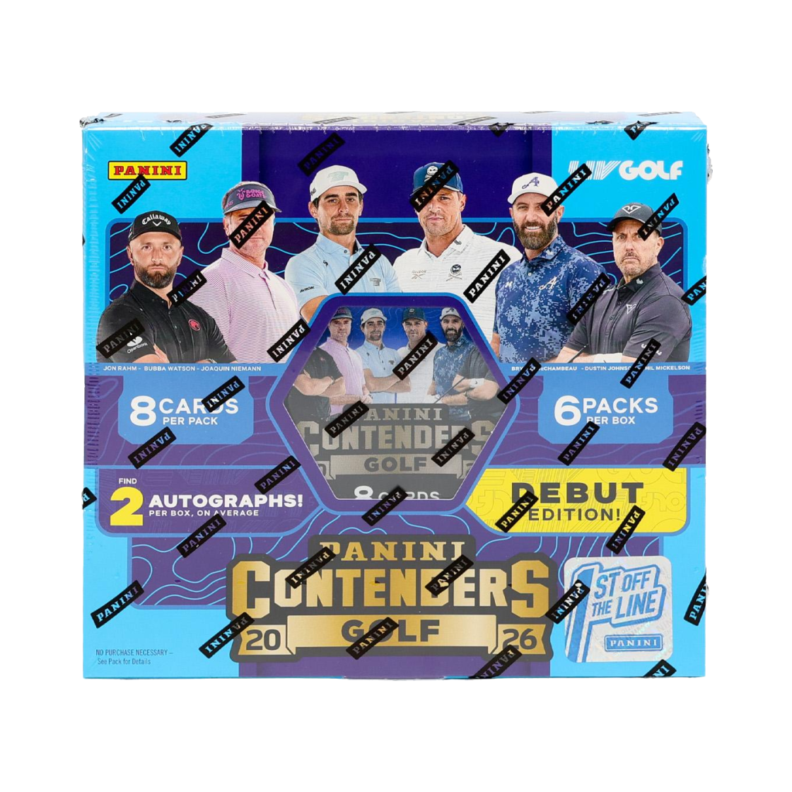 파니니 컨텐더즈 2026 LIV 골프 퍼스트 오프 라인 FOTL 하비 박스 (6팩)(Panini Contenders 2026 LIV Golf 1st Off The Line FOTL Hobby Box (Pack of 6))