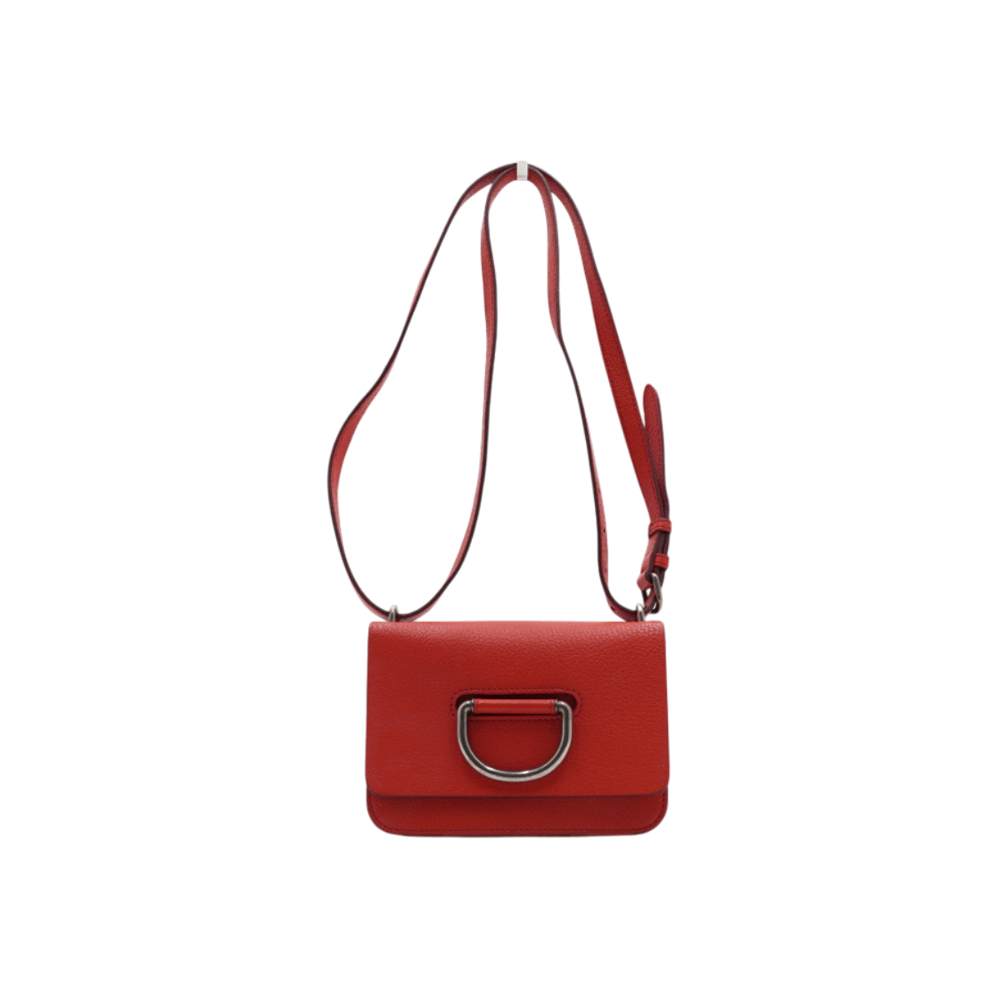 IT4JKOJHJFRN Burberry Red Flap D Ring Mini Crossbody Bag
