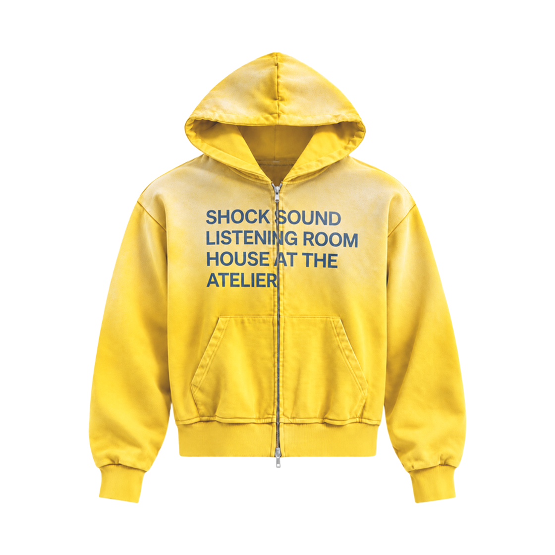 PP263HZ01YL PIEDPIPER Sound House Zip Hoodie Yellow