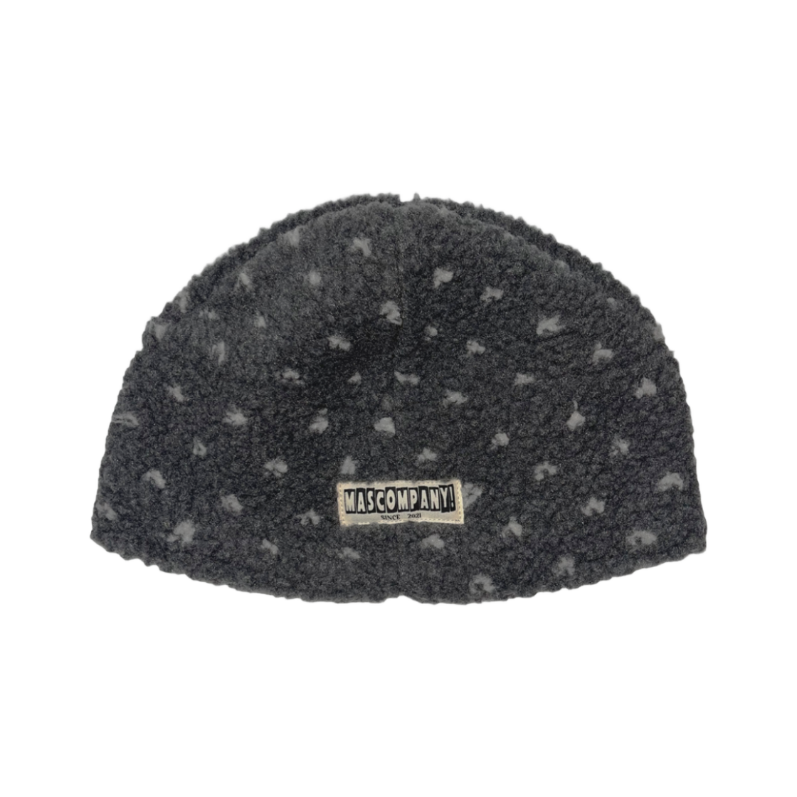 MSCPNB14GY Mascompany Dot dumble fleece beanie Gray