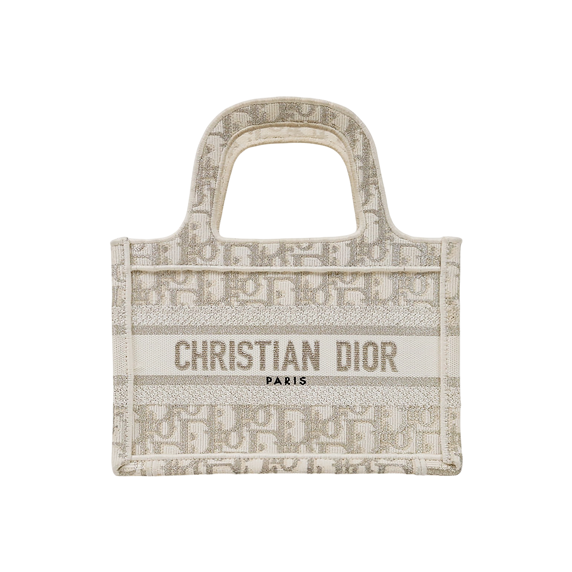 IT32EGKRK9F4 Dior Metallic Mini Oblique Book Tote