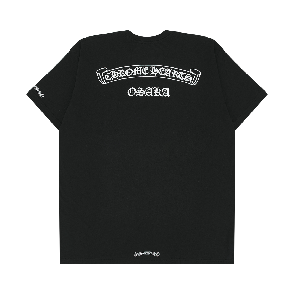 - Chrome Hearts Scroll Logo T-Shirt Black - Osaka Exclusive