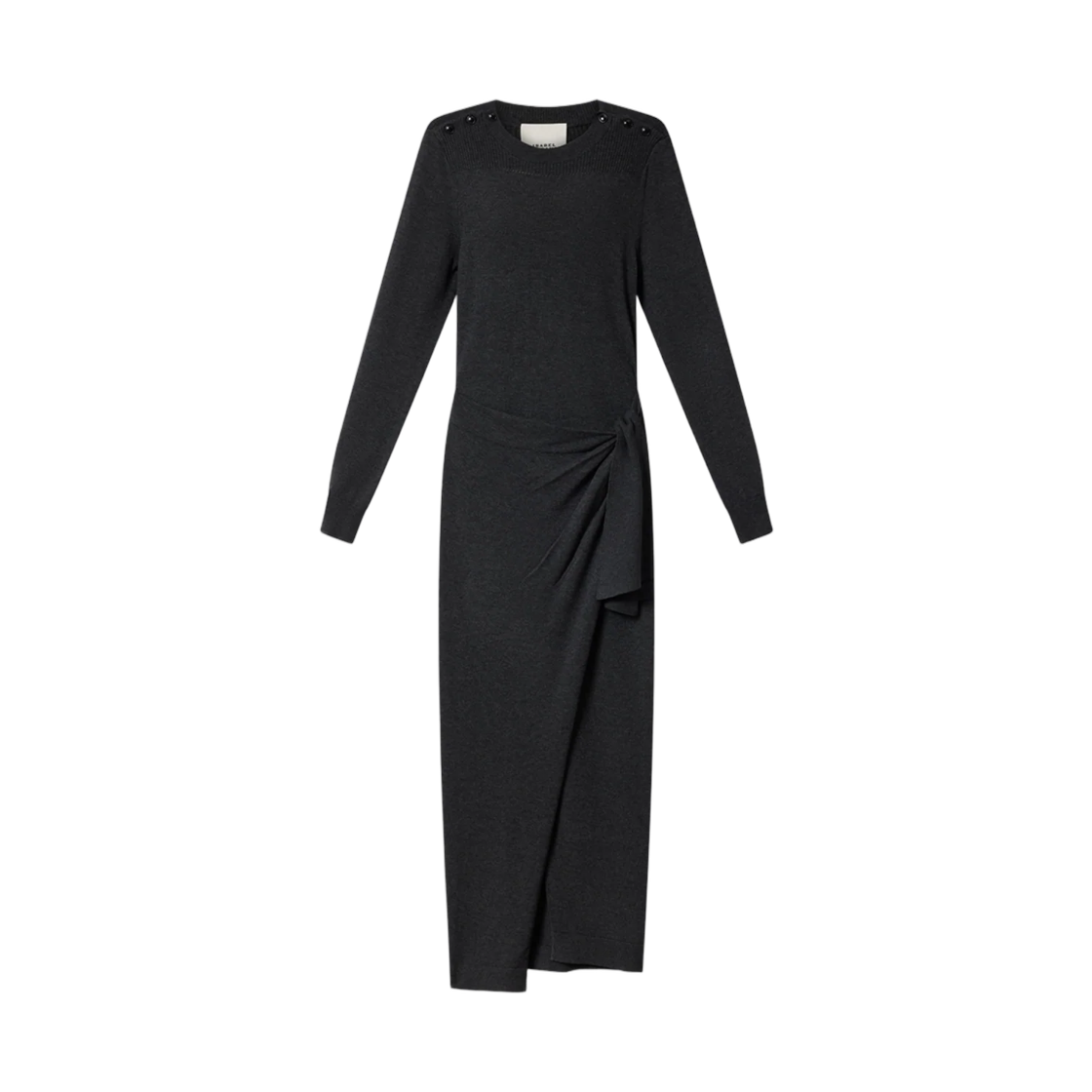 RO1187FA-B1L05I-02AN (W) Isabel Marant Jozira Dress Anthracite