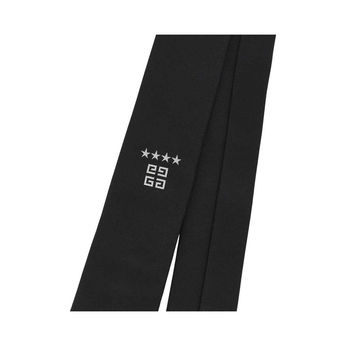 지방시 4G 자카드 실크 슬림 타이 블랙(Givenchy 4G Jacquard Silk Slim Tie Black) - 2