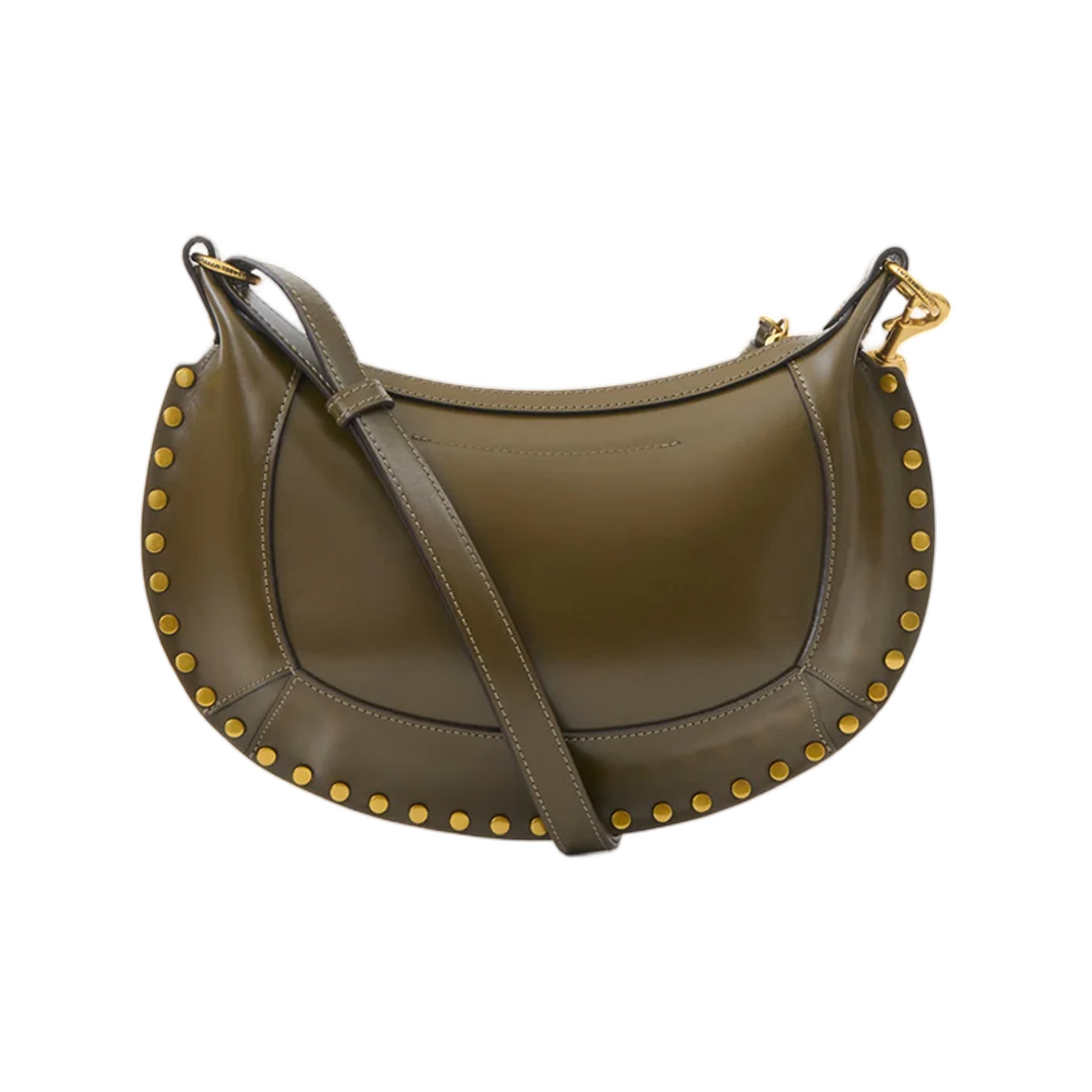 이자벨 마랑 오스칸 문 백 레더 다크 올리브(Isabel Marant Oskan Moon Bag In Leather Dark Olive) - 2