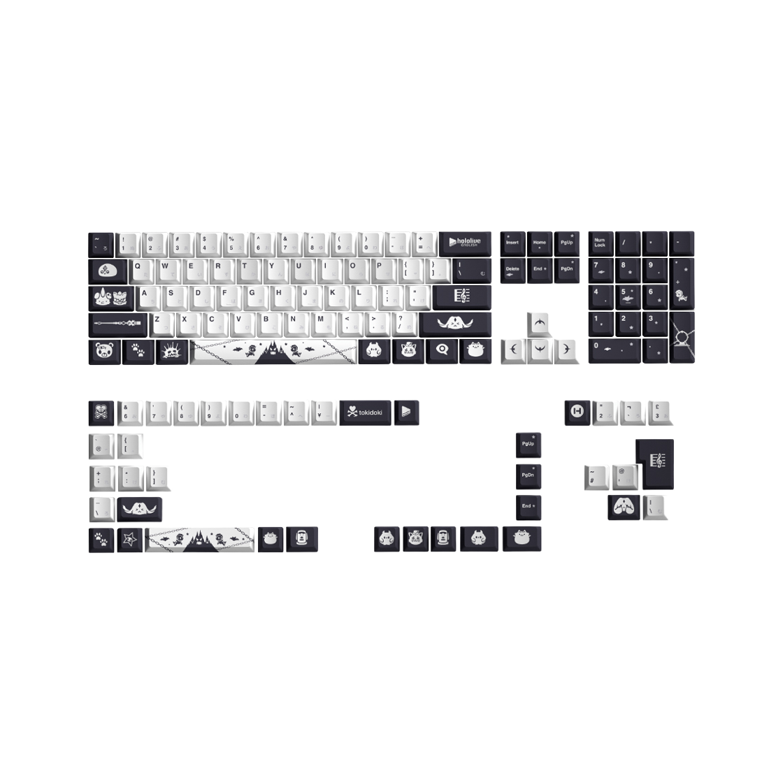 KEY-HYTE-TOKI HYTE tokidoki x hololive Keycap Set