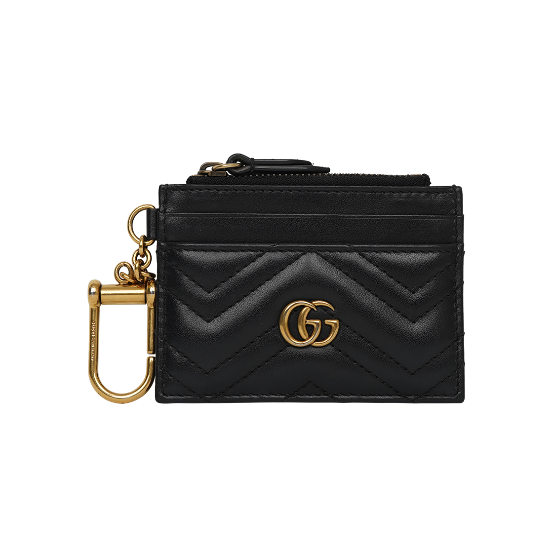 ITE5EID7AAII Gucci GG Marmont Keychain Wallet