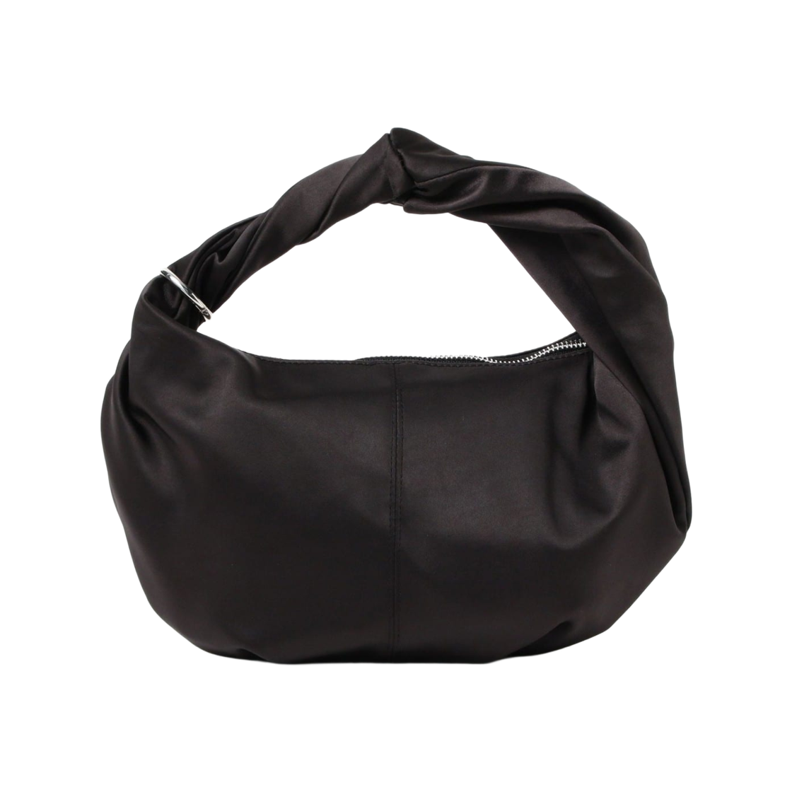 61-61-2298-079 Ray Beams Satin Hobo Bag Black