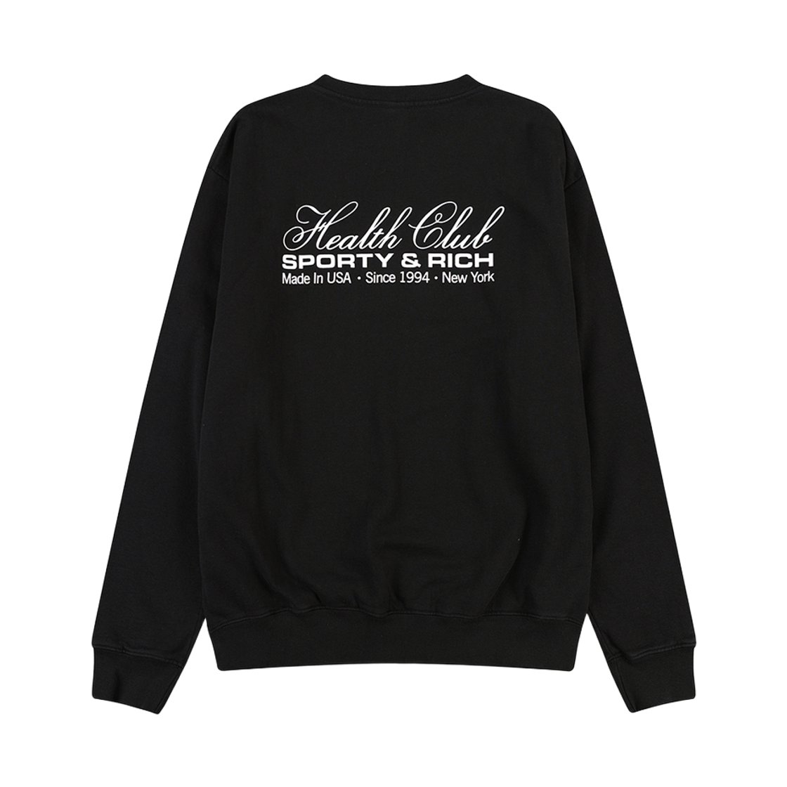 피어 스포티앤리치 메이드 인 USA 크루넥 블랙(PEER Sporty & Rich Made In USA Crewneck Black) - 2
