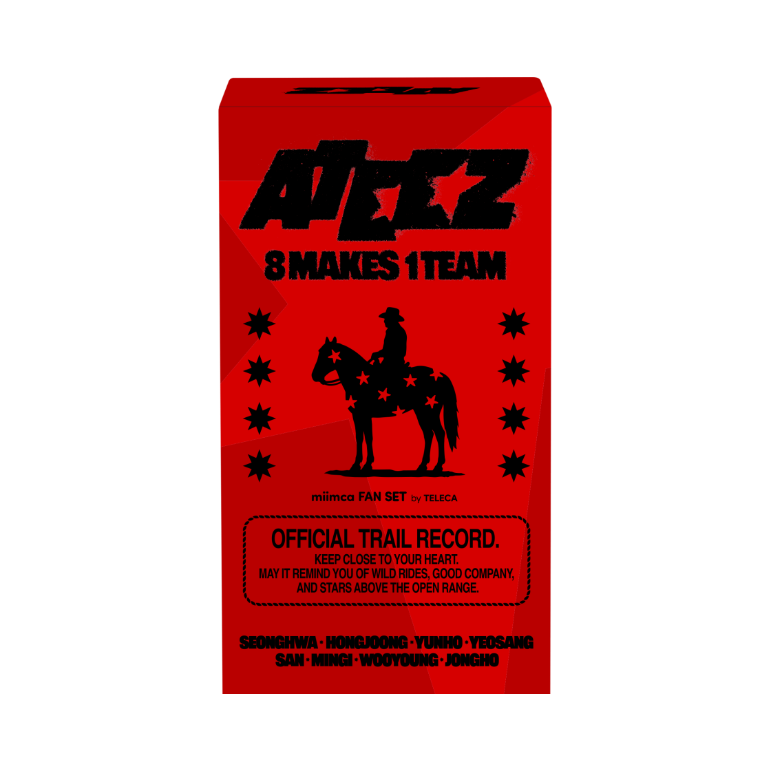 테레카 에이티즈 MMICA 팬 세트 버전 2(TELECA Ateez MMICA Fan Set Ver. 2)