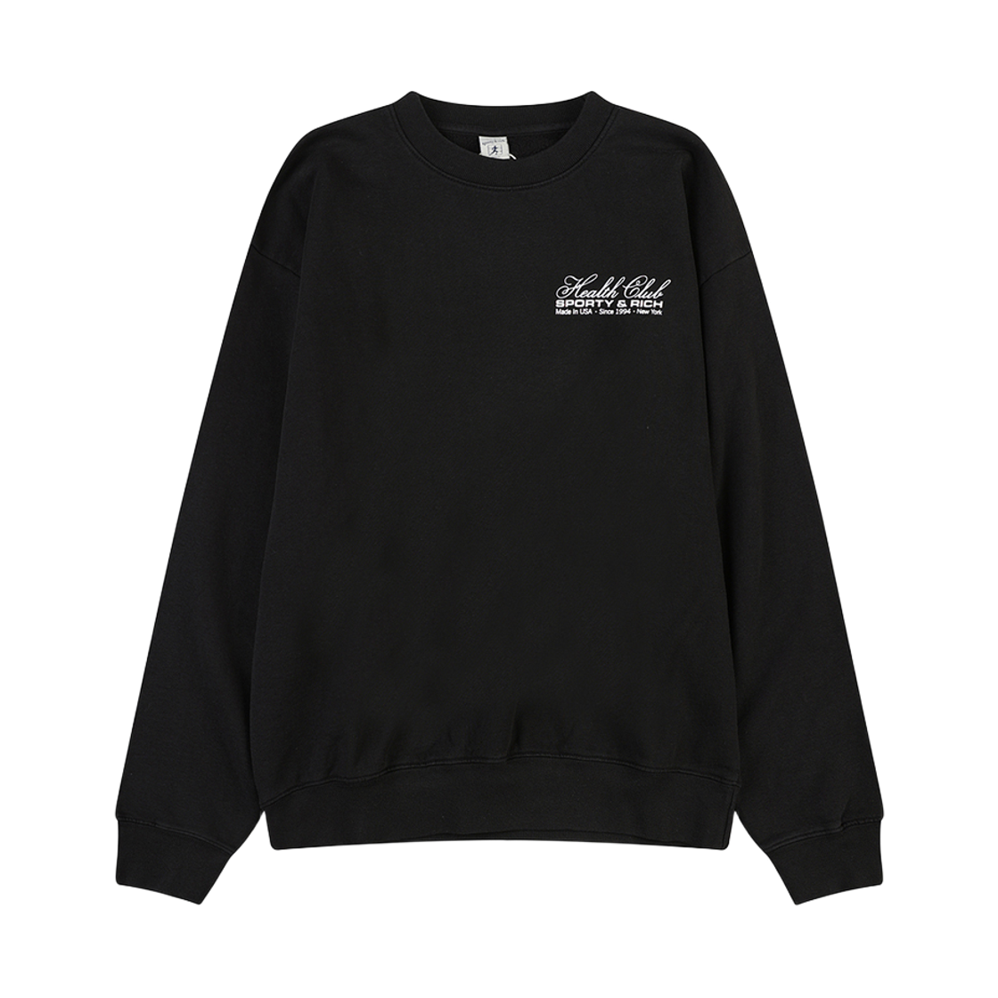 SRD4MT0204BK PEER Sporty & Rich Made In USA Crewneck Black