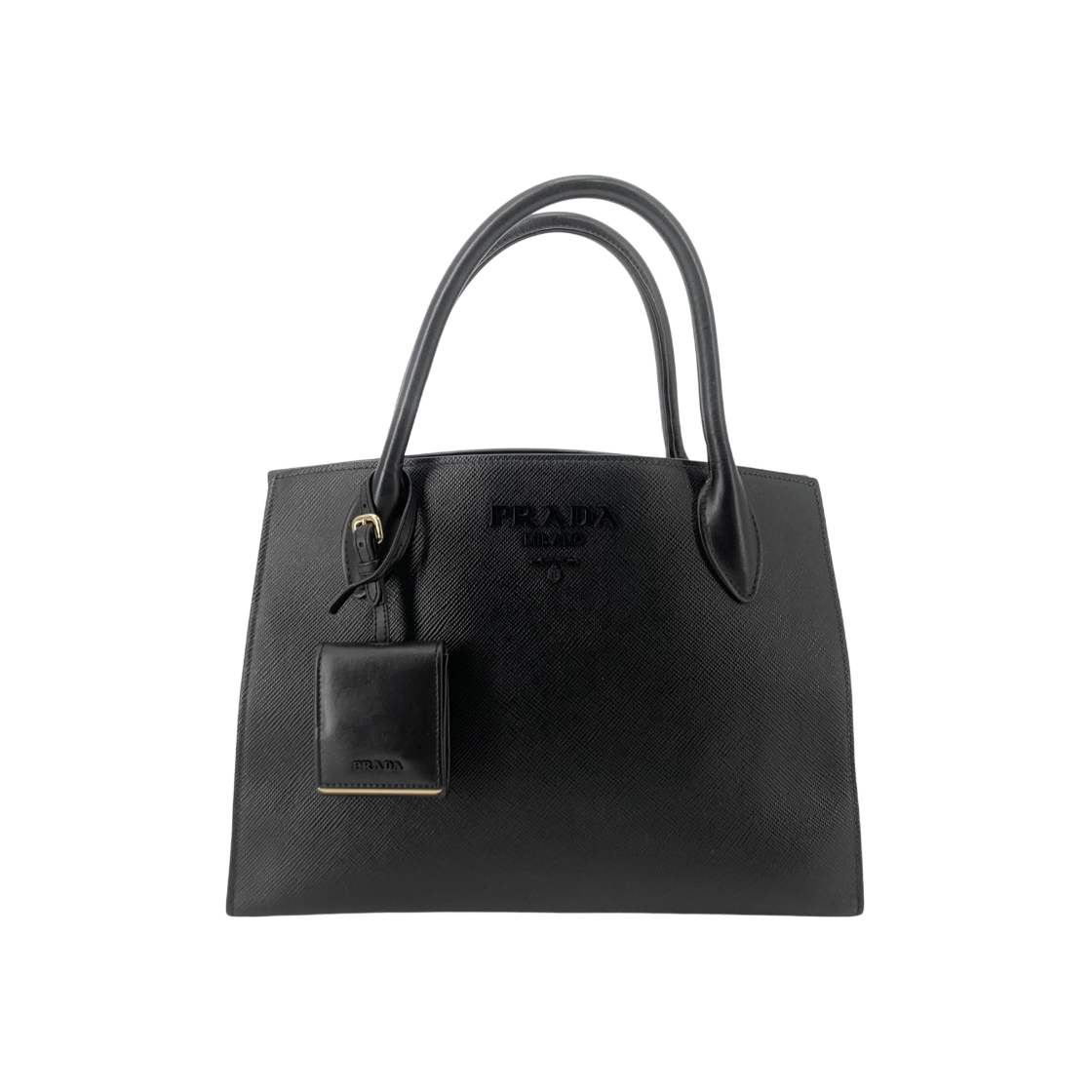 ITHA6OPI24HC Prada Monochrome Saffiano Tote Bag