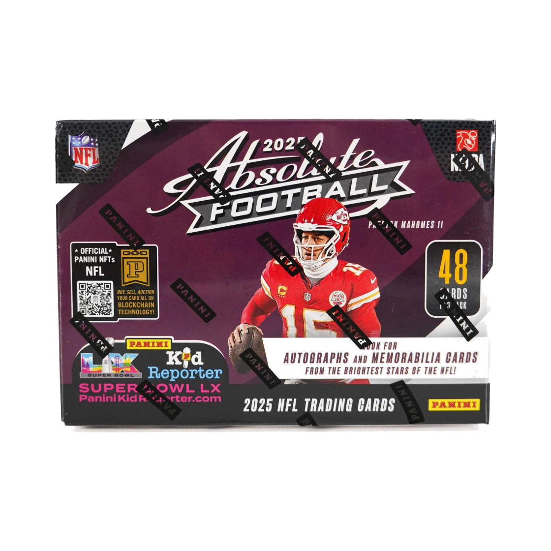 파니니 앱솔루트 2025 풋볼 블래스터 박스 (6팩)(Panini Absolute 2025 Football Blaster Box (Pack of 6))