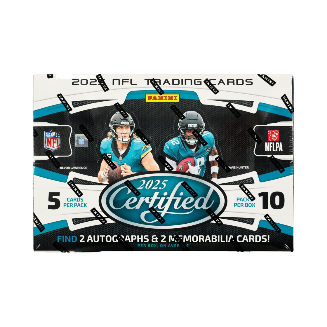 파니니 서티파이드 2025 풋볼 하비 박스 (10팩)(Panini Certified 2025 Football Hobby Box (Pack of 10))