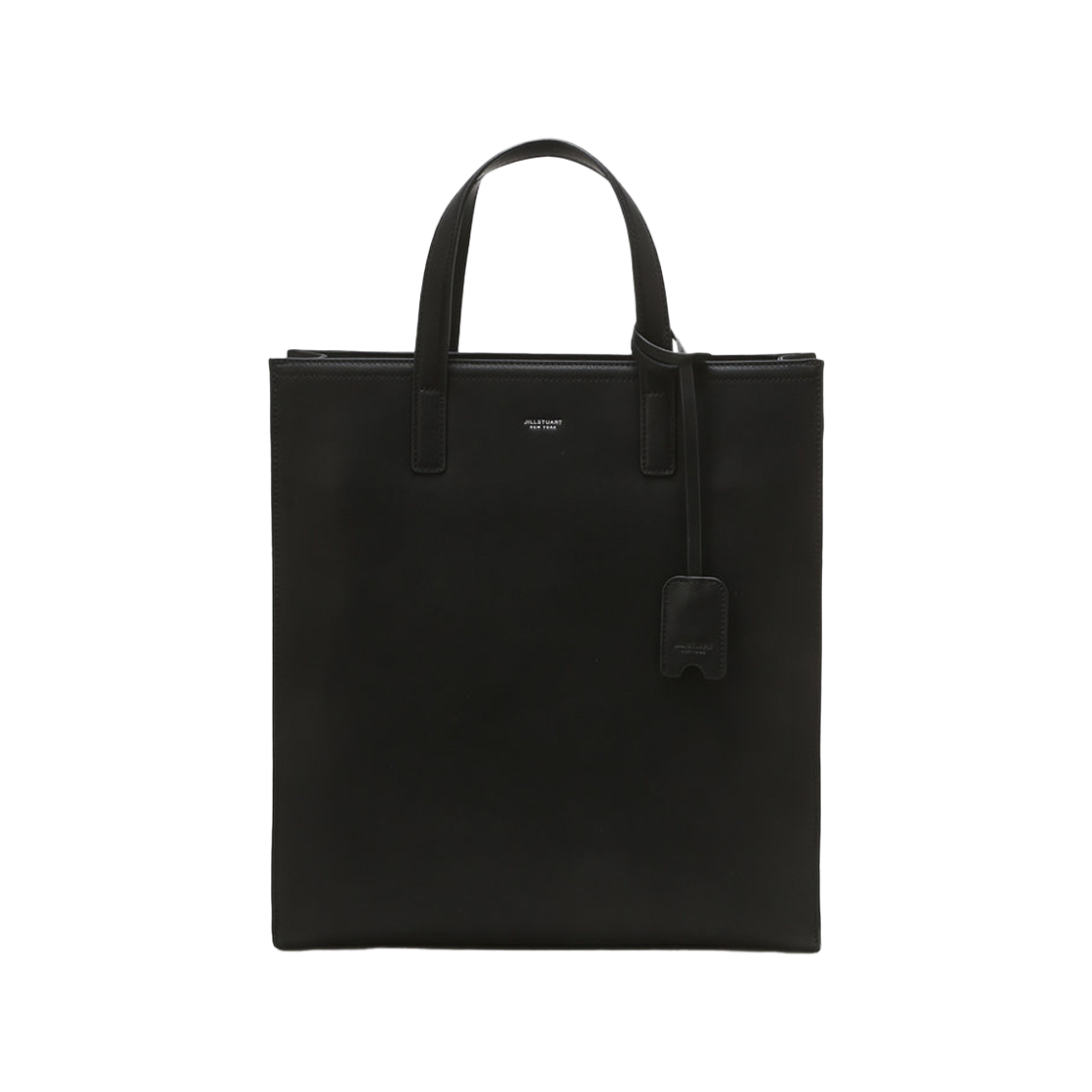 JUBA75631BK Jillstuart Men's Acc [Notebook Compartment] Luke Black Cowhide Vertical Tote Bag JUBA75631BK
