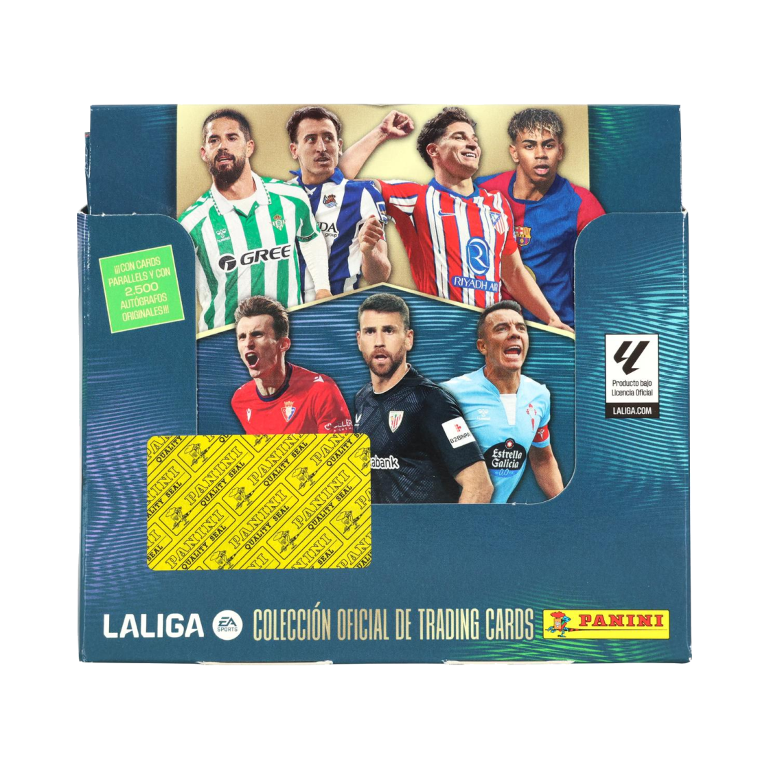 파니니 2025-26 라리가 사커 메가크랙스 사커 박스 (50팩)(Panini 2025-26 La Liga Soccer Megacracks Soccer Box (Pack of 50))