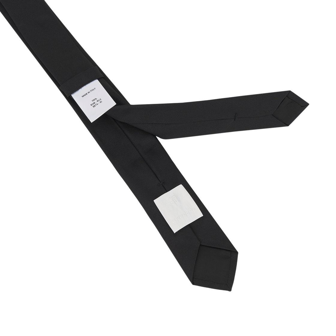 지방시 4G 자카드 실크 슬림 타이 블랙(Givenchy 4G Jacquard Silk Slim Tie Black) - 3