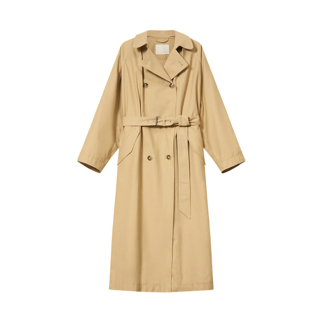 MA0257FC-D3G04E-90BE (W) Isabel Marant Cacilda Coat Beige
