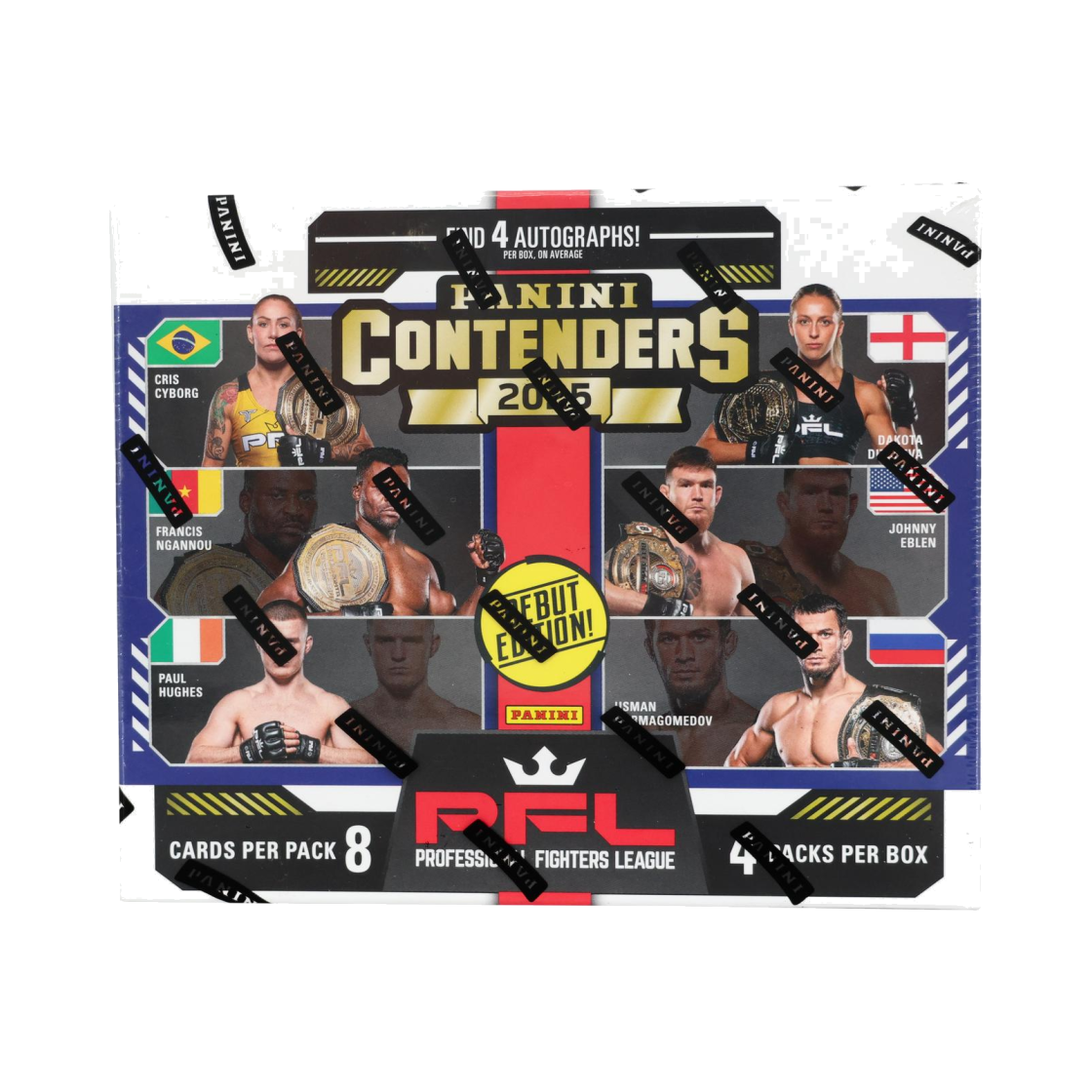 파니니 컨텐더즈 2025 PFL 레슬링 하비 박스 (4팩)(Panini Contenders 2025 PFL Wrestling Hobby Box (Pack of 4))