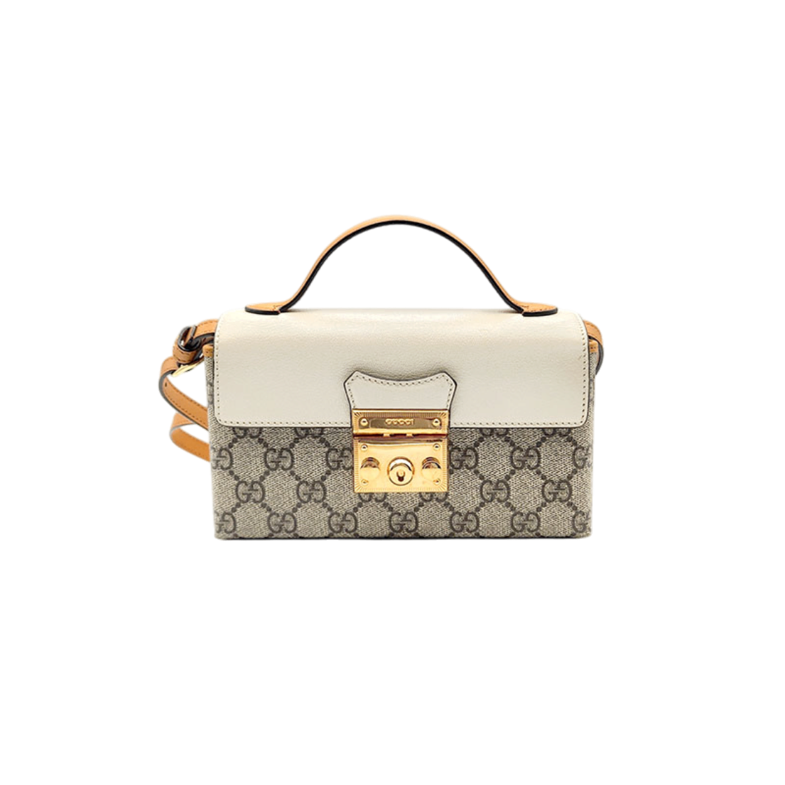 ITPL48J5G5WK Gucci GG Supreme Padlock Mini Shoulder Bag