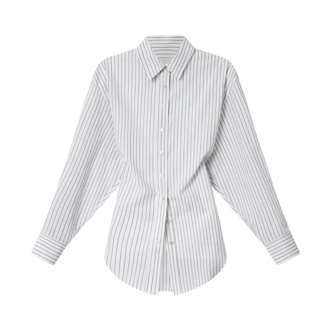 CH0262FC-D3I02I-WHBK (W) Isabel Marant Aurora Shirt White Black