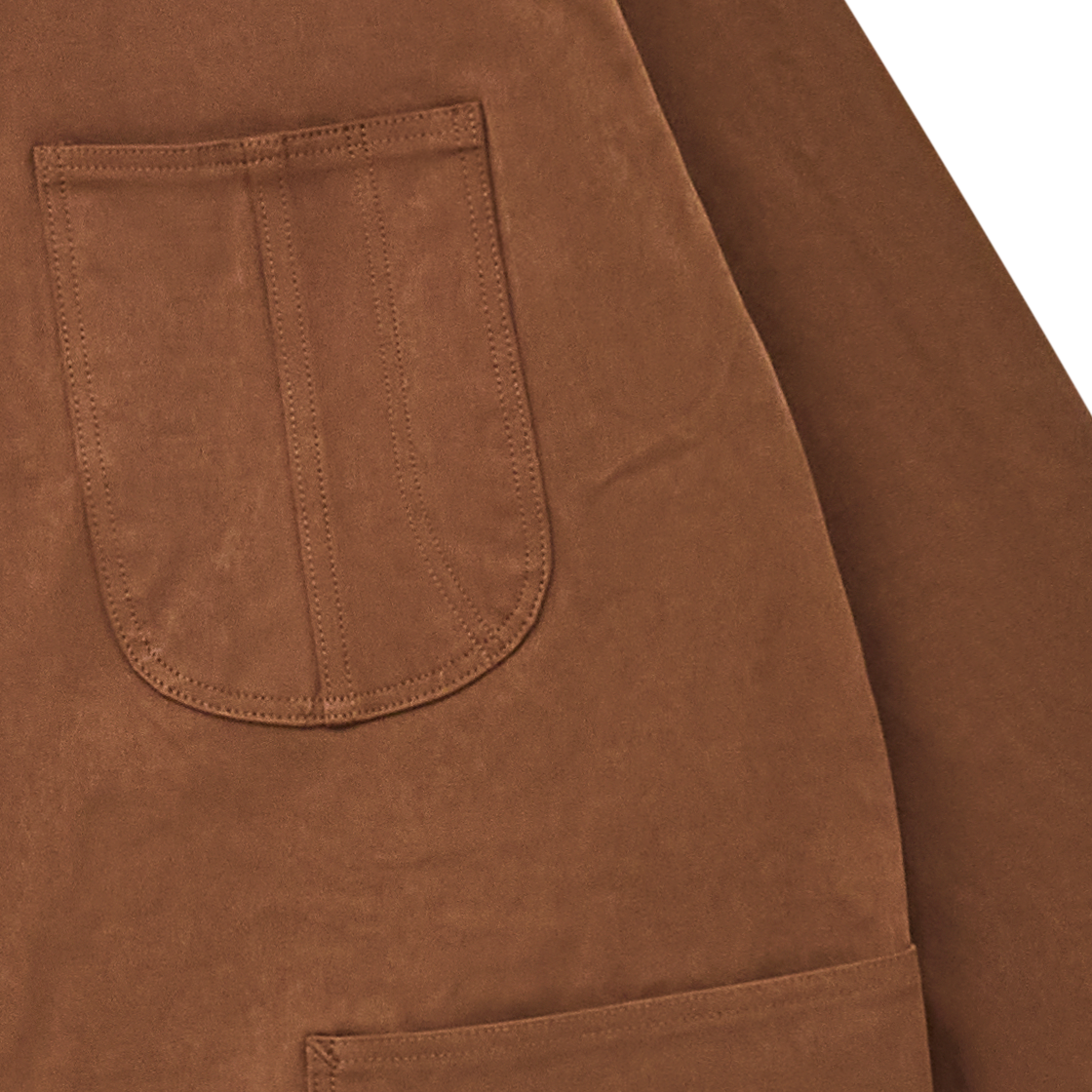 오어슬로우 스웨이드 터치 클래식 커버올 브라운 - 26FW(Orslow Suede Touch Classic Coverall Brown - 26FW) - 4