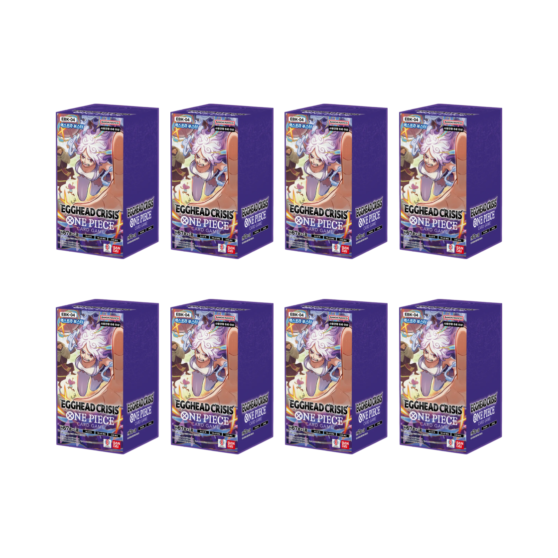 EBK-04 One Piece TCG EBK-04 Extra Booster Pack Egghead Crisis 8 Boxes (Pack of 192/Korean Ver.)