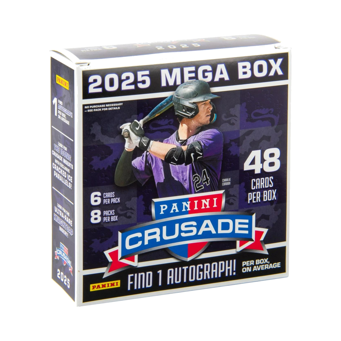 파니니 크루세이드 2025 베이스볼 메가 박스 (8팩)(Panini Crusade 2025 Baseball Mega Box (Pack of 8))