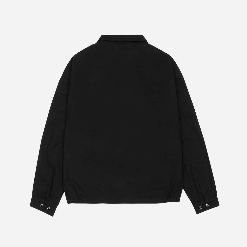 맨하탄 레코즈 캔버스 블루종 자켓 - 블(Manhattan Records Canvas Blouson Jacket - Black) - 2