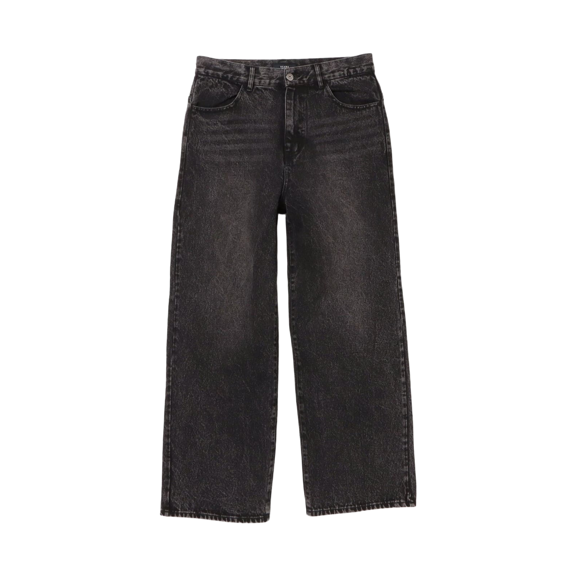 42-21-0046-147 Beams Heart Blast Wide Straight Denim Pants Black