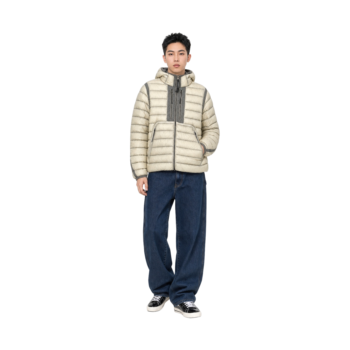 C.P. 컴퍼니 D.D. 쉘 고글 체스트 포켓 자켓 실버 버치 - 26FW(C.P. Company D.D. Shell Goggle Chest Pocket Jacket Silver Birch - 26FW) - 4