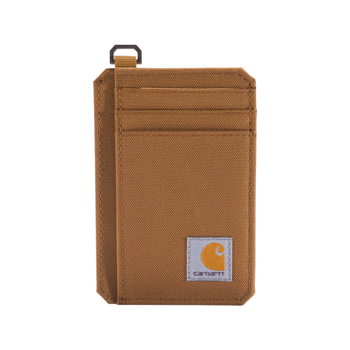 B0000667-211 Carhartt Nylon Duck Front Pocket Wallet Brown
