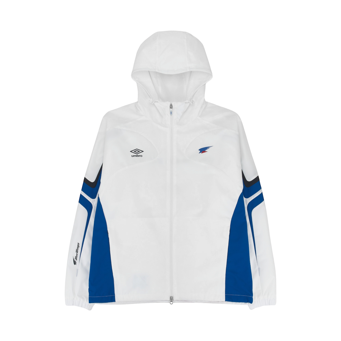 엄브로 수원 삼성 써드 컬렉션 2 레이어 후드 우븐 자켓 화이트(Umbro Suwon Samsung Third Collection 2 Layer Hooded Woven Jacket White)